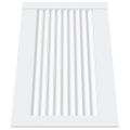 vidaXL Lamelové dvierka na skrinku 2 ks, biele 39,5x59,4 cm, borovica