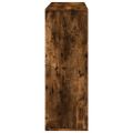vidaXL Deliaca stena dymový dub 100x33x94,5 cm kompozitné drevo
