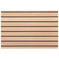 vidaXL Nástenné panely 5 ks 100 x 50 cm Hnedá EPS pena