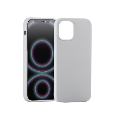 ER POWER Silikónový kryt CARNEVAL SNAP pre iPhone 12 Pro Max s MagSafe - sivá