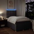 vidaXL Boxspring posteľ s matracom sivohnedý 120x200 cm látka
