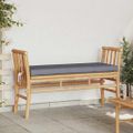 vidaXL Záhradná lavička 2 -Seater 110 x 38 x 65 cm Bambus Hnedá