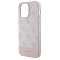 Puzdro Guess pre iPhone 14 Pro Max 6,7" GUHCP14XG4GLPI ružové HC PC/TPU 4G PU PRUH NA SPODKU