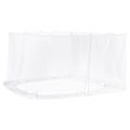 vidaXL Moskytiéra na altánok 220 mesh Biela 3,6 x 3,6 x 2 cm Polyester