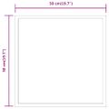 vidaXL LED kúpeľňové zrkadlo 50x50 cm