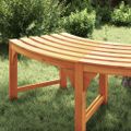 vidaXL Stromová lavička 4 -Seater 210 x 80 x 45 cm Prírodná