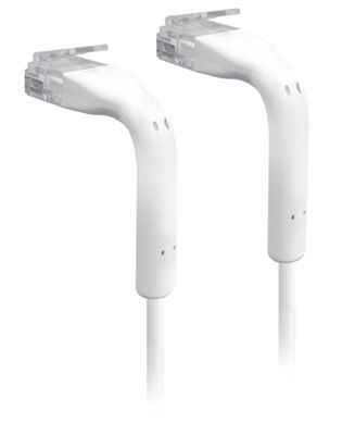 Ubiquiti U-Cable-PATCH-RJ45, Eth Patch Kábel, 0,1 m (0,22 m s konektormi), Cat6, biely