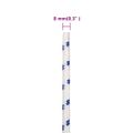 vidaXL Lodné lano biele 8 mm 25 m polypropylén