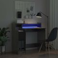 vidaXL Stôl Čierny dub 97 x 45 x 90 cm Kompozitné drevo
