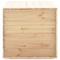 vidaXL Úložný box 120x63x60 cm borovicový masív