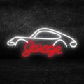 MANTA GARAGE, LED Neon plexi dekorácia