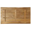 vidaXL Stolová doska živá hrana 110x60x3,8 cm masívny surový mangovník