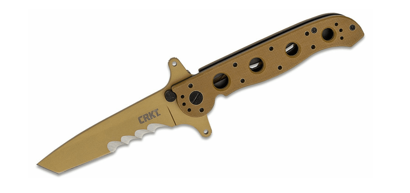 CRKT CR-M16-13DSFG  M16® - 13DSFG Special Forces taktický vreckový nôž 9 cm, hnedá, G10, záštita