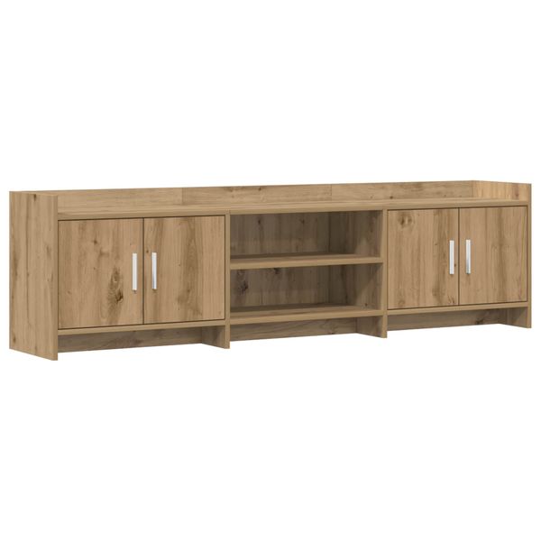 vidaXL TV skrinka 168 x 33 x 47 cm Dub artisan Kompozitné drevo