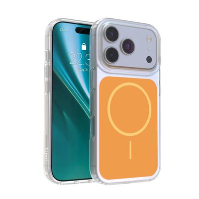 Puzdro Etteri Hidden Pearl pre iPhone 17 Pro / 18 Pro 6,3" oranžová
