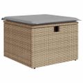vidaXL Súprava záhradných pohoviek 6 ks Beige a svetlo šedá polyratan