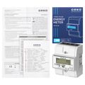 Elektromer 3F na DIN lištu trojfázový ORNO OR-WE-531 digitálny, MID, obousmerný