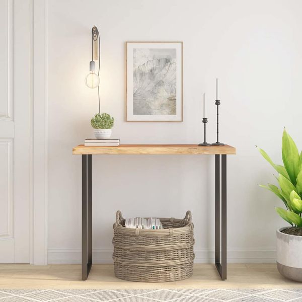 vidaXL Stolová doska 80x40x3,8 cm obdĺžnik akáciový masív živá hrana