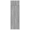 vidaXL Úložná lavička sivá sonoma 70x42,5x225 cm kompozitné drevo
