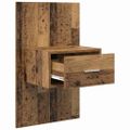 vidaXL Nočný stolík 2 ks Staré drevo 50 x 32,5 x 80cm Kompozitné drevo