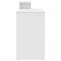 vidaXL Stôl Biela 120,5 x 44 x 88,5 cm Kompozitné drevo