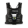 Policajná vesta s českými nápismi a príslušenstvom