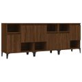 vidaXL Komody 3 ks hnedý dub 60x35x70 cm kompozitné drevo