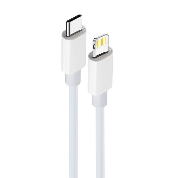 Maxlife MXUC-05 kábel USB-C - Lightning 1,0 m 20W biely