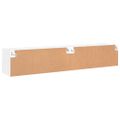 vidaXL TV nástenné skrinky 2 ks biele 80x30x30cm kompozitné drevo