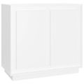 vidaXL Komoda biela 80x34x75 cm kompozitné drevo