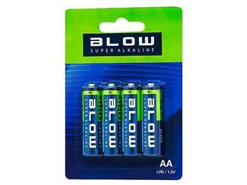 BLOW Batéria Super Alkalická AA LR6 blister 4ks BLOW Baterie Super Alkalická AA LR6 blistr 4ks
