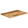 vidaXL Stolová doska živá hrana 90x60x2,5 cm masívny surový mangovník
