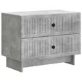 vidaXL Nočný stolík Betónovo sivá 62 x 34,5 x 47,5 cm Kompozitné drevo
