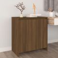 vidaXL Komoda hnedý dub 70x41x75 cm spracované drevo