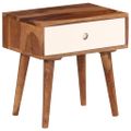 vidaXL Nočný stolík 45x30x45 cm masívne akáciaové drevo
