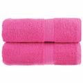 vidaXL Prémiové umývacie utierky SOLUND 2 ks ružové 30x30 cm 600 g/m²