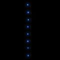 vidaXL LED reťaz, 300 diód, modrá 30 m, PVC