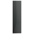 vidaXL Knižnica s 3 policami, lesklá sivá 80x30x114 cm, drevotrieska