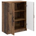 vidaXL Servírovacia skriňa Staré drevo 66 x 34,5 x 87 cm
