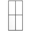 vidaXL Sprchová zástena walk-in, priehľadné tvrdené sklo 80x195 cm