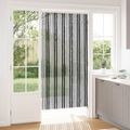 vidaXL Záves proti hmyzu z chenille Šedá a čierna 100 x 200 cm 100% PP