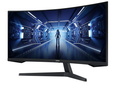 Samsung Odyssey/G55T/34"/VA/3440x1440/165Hz/1ms/Black/2R LED monitor, herní, prohnutý, 34", VA, 3440×1440, 21:9, 165Hz, 1ms, 250cd/m2, DisplayPort, HDMI, VESA, en. tr. G, cerný