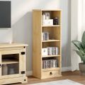 vidaXL Skrinka na CD Corona" 40x30x110 cm borovicový masív