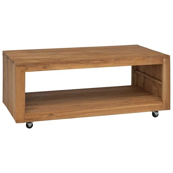 vidaXL Konferenčný stolík 110x60x40 cm masívne teakové drevo