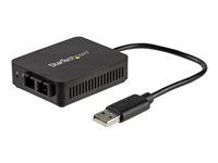 USB to LAN adaptér (US100A20FXSC) - Sieťový adaptér - USB 2.0 - 100Base-FX/100Base-SC x 1 - 1310 nm - čierna