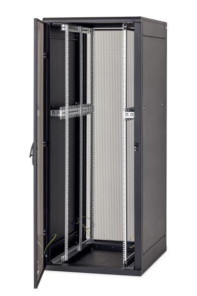 Stojanový rack 19'' 42U (š)800x(h)1000 rozoberateľný pr.i zad.dv.sito čierny