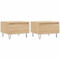 vidaXL Konferenčné stolíky 2 ks dub sonoma 50x46x35cm kompozitné drevo