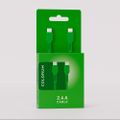 Kábel COLORUM USB-C - Lightning 1,8m 2,4A CK12-CL-04 xGreen