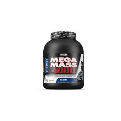 Mega Mass 4000 - Weider, vanilka, 3000 g
