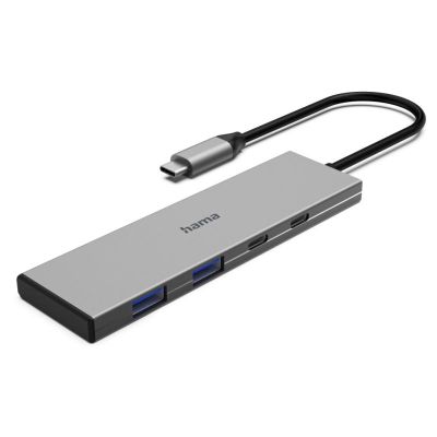 HAMA Hub, USB-C Dokovacia stanica, PD 100W